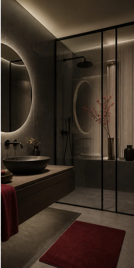 Bathroom interior in the Bold Contemporary style