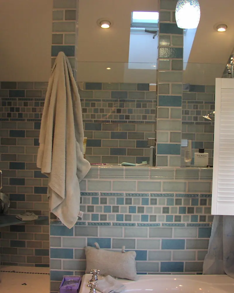Bathroom interior in the Classic Luxe style