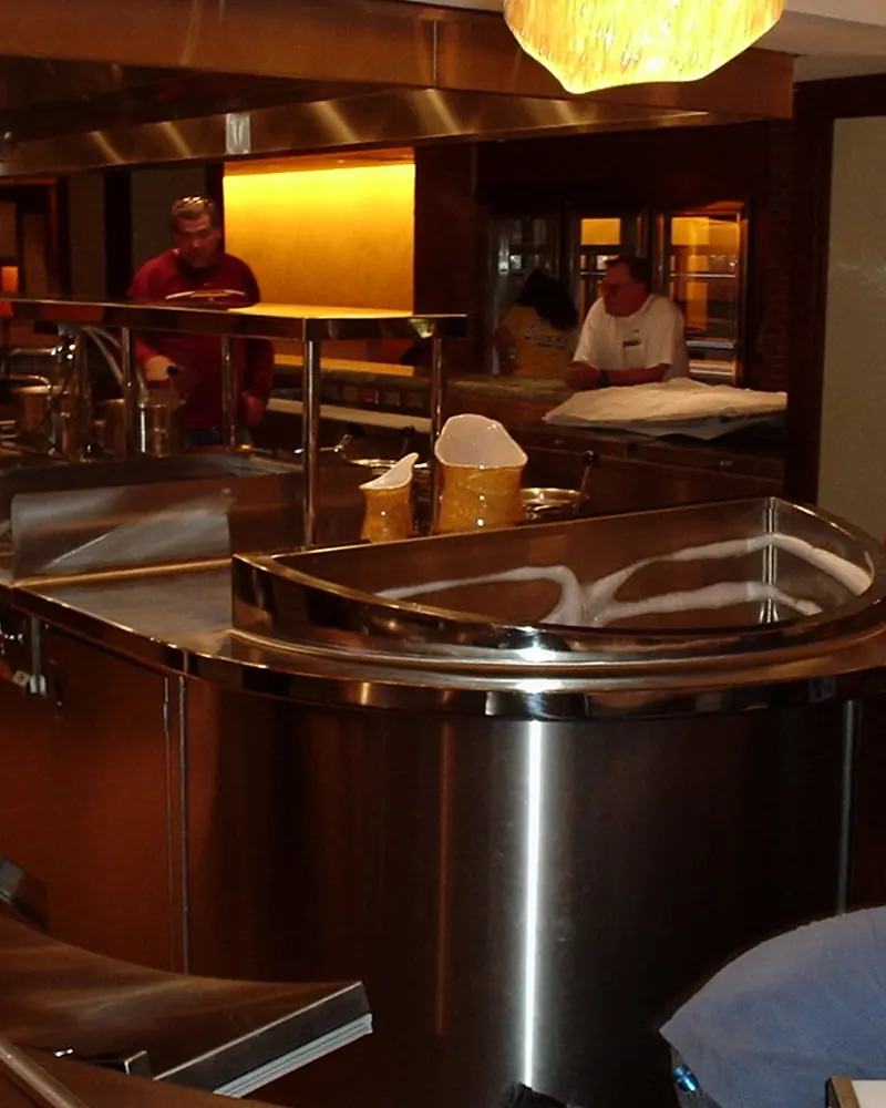 Crockery Unit interior in the Bold Contemporary style