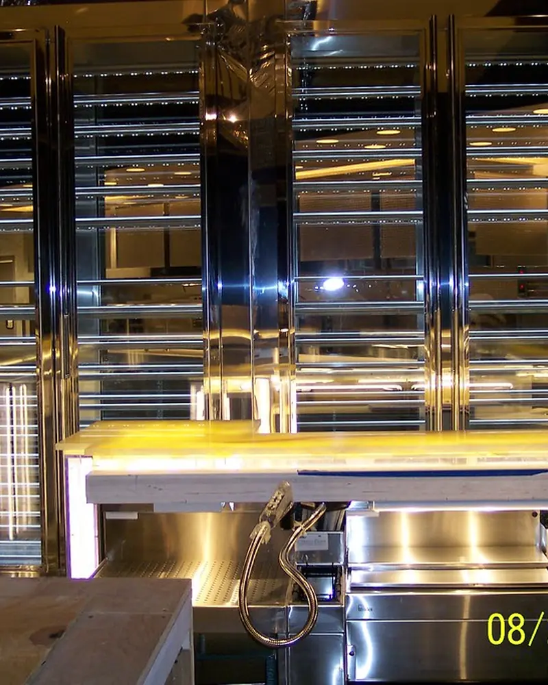Crockery Unit interior in the Classic Luxe style