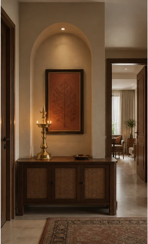 Foyer interior in the Modern Heritage style