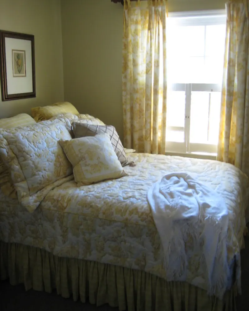 Guest Bedroom interior in the Indo-Scandinavian style