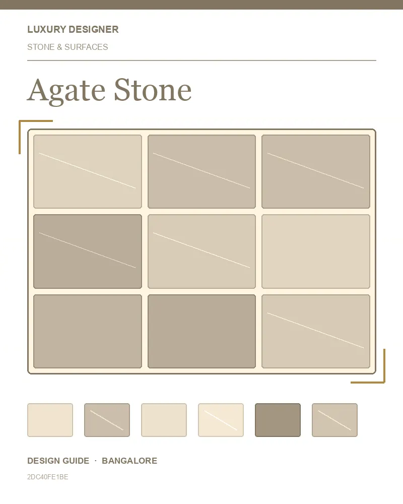 Original editorial cover for Agate Stone, an interior design guide for Indian homes