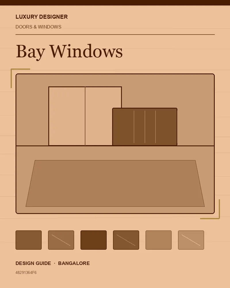 Original editorial cover for Bay Windows, an interior design guide for Indian homes