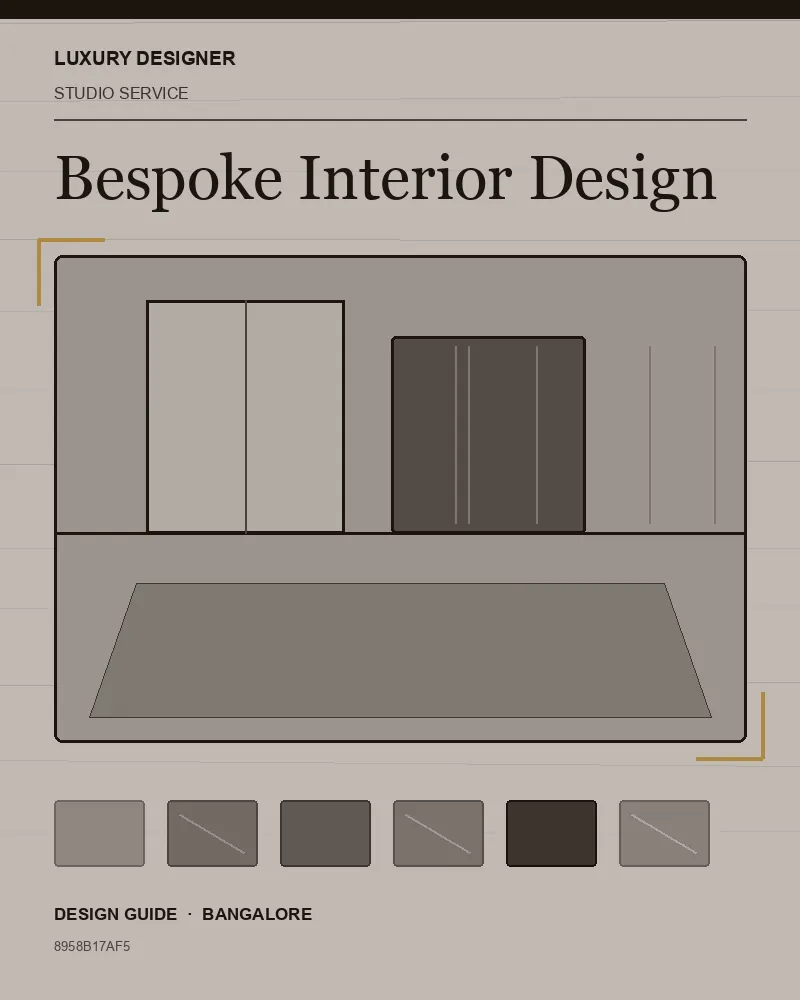 Original editorial cover for Bespoke Interior Design, an interior design guide for Indian homes