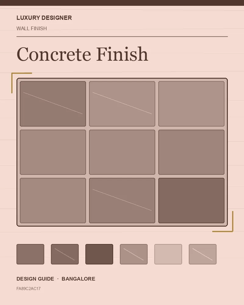 Original editorial cover for Concrete Finish, an interior design guide for Indian homes