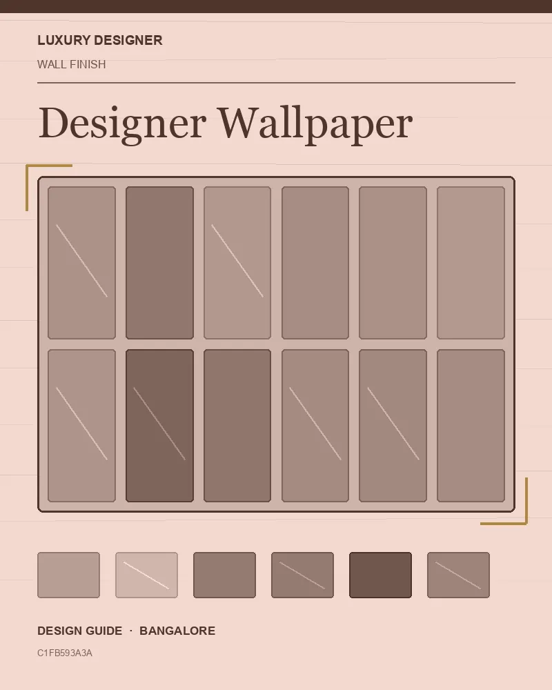 Original editorial cover for Designer Wallpaper, an interior design guide for Indian homes