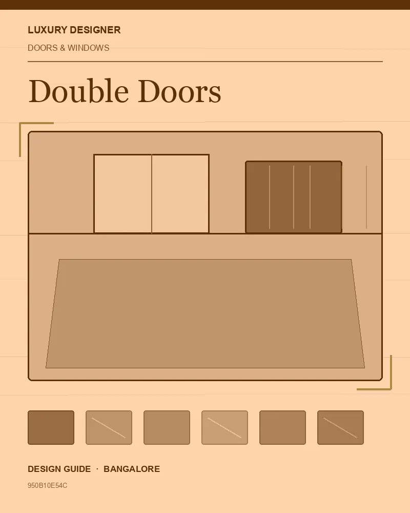 Original editorial cover for Double Doors, an interior design guide for Indian homes