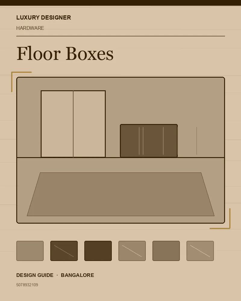 Original editorial cover for Floor Boxes, an interior design guide for Indian homes