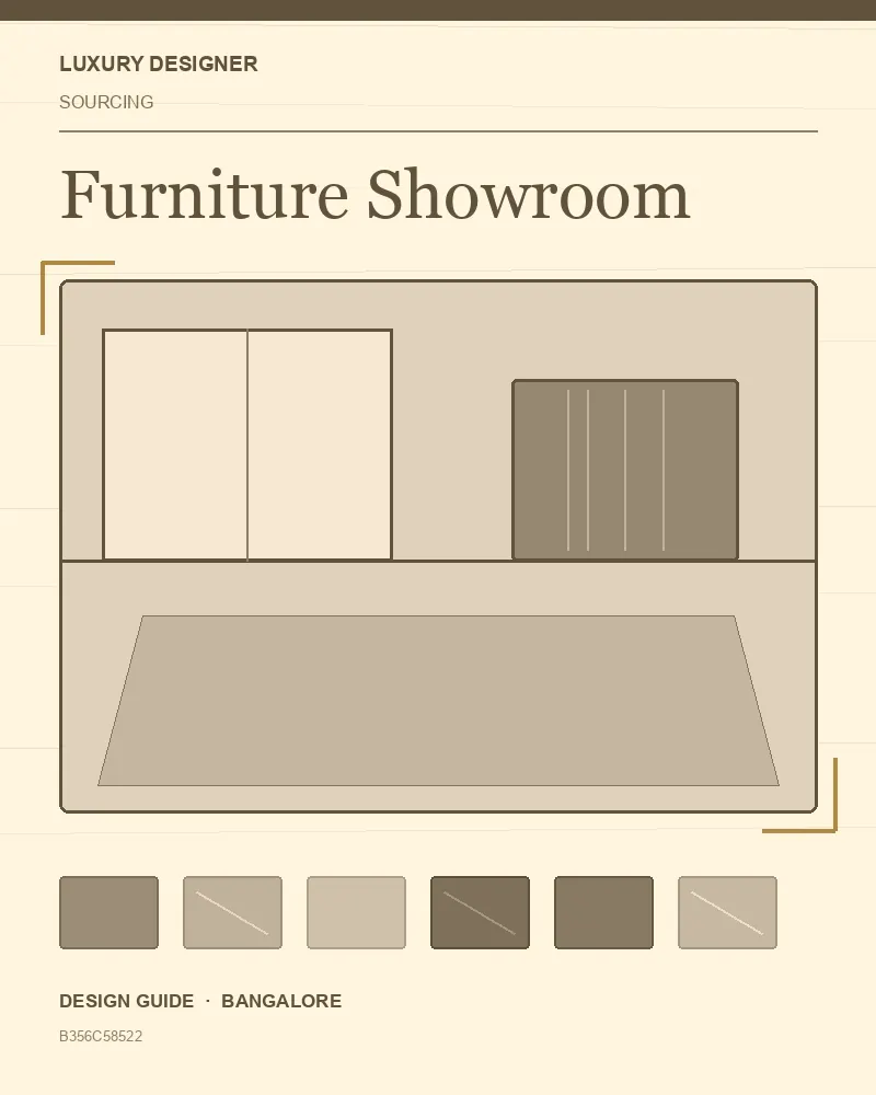 Original editorial cover for Furniture Showroom, an interior design guide for Indian homes