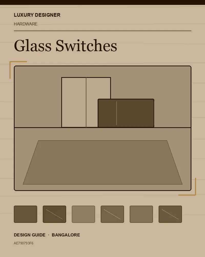 Original editorial cover for Glass Switches, an interior design guide for Indian homes