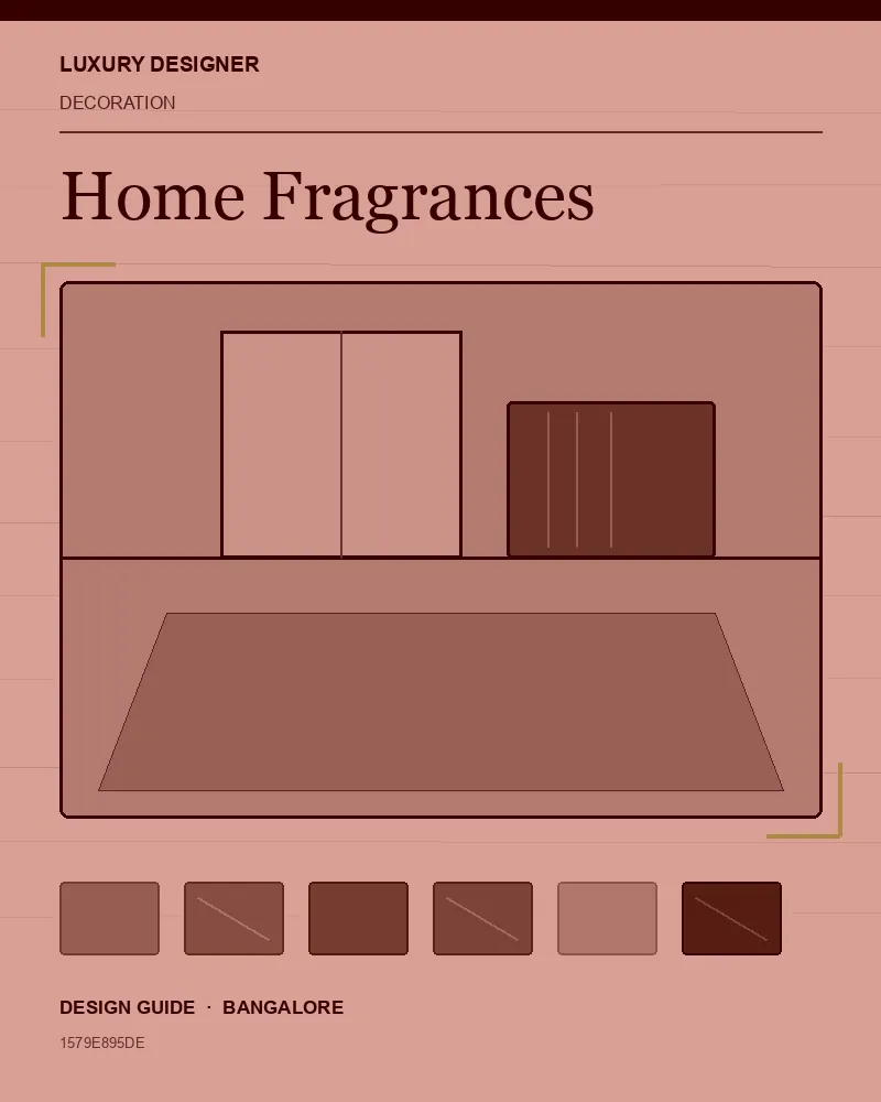 Original editorial cover for Home Fragrances, an interior design guide for Indian homes
