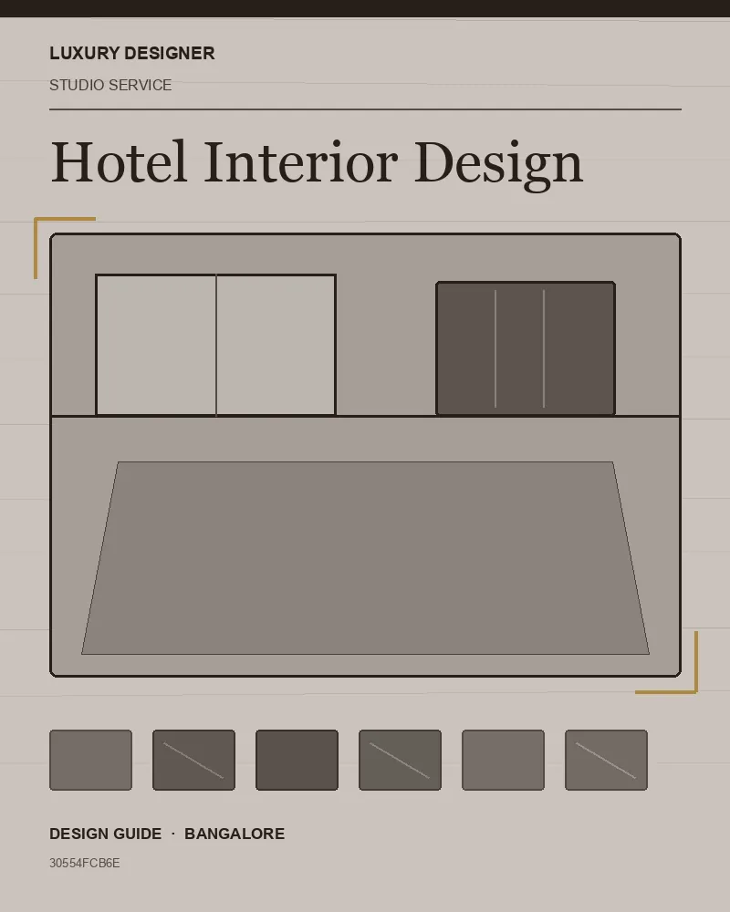 Original editorial cover for Hotel Interior Design, an interior design guide for Indian homes