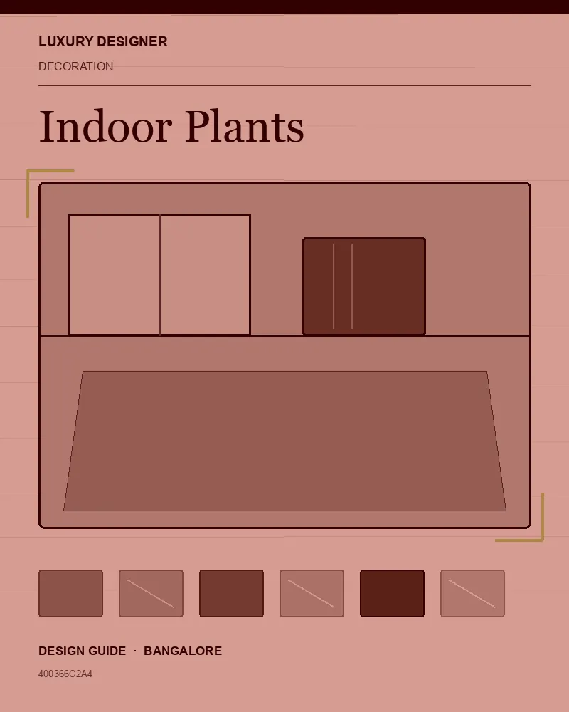 Original editorial cover for Indoor Plants, an interior design guide for Indian homes