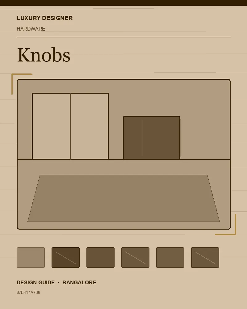 Original editorial cover for Knobs, an interior design guide for Indian homes