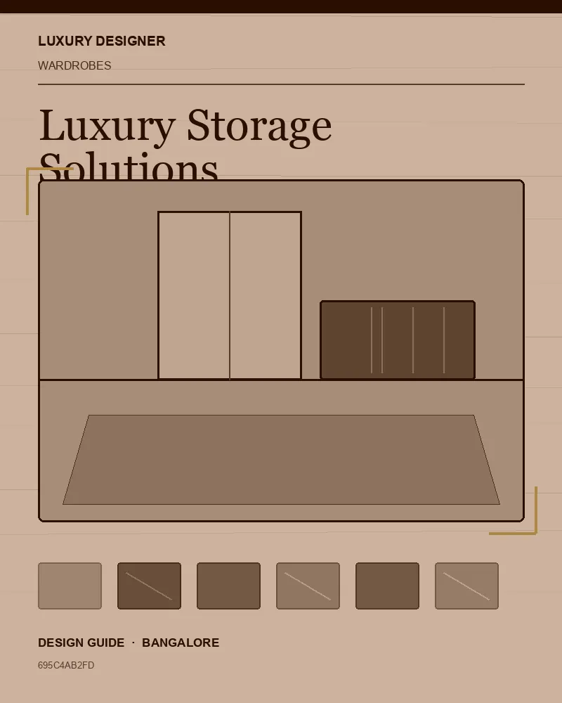 Original editorial cover for Luxury Storage Solutions, an interior design guide for Indian homes