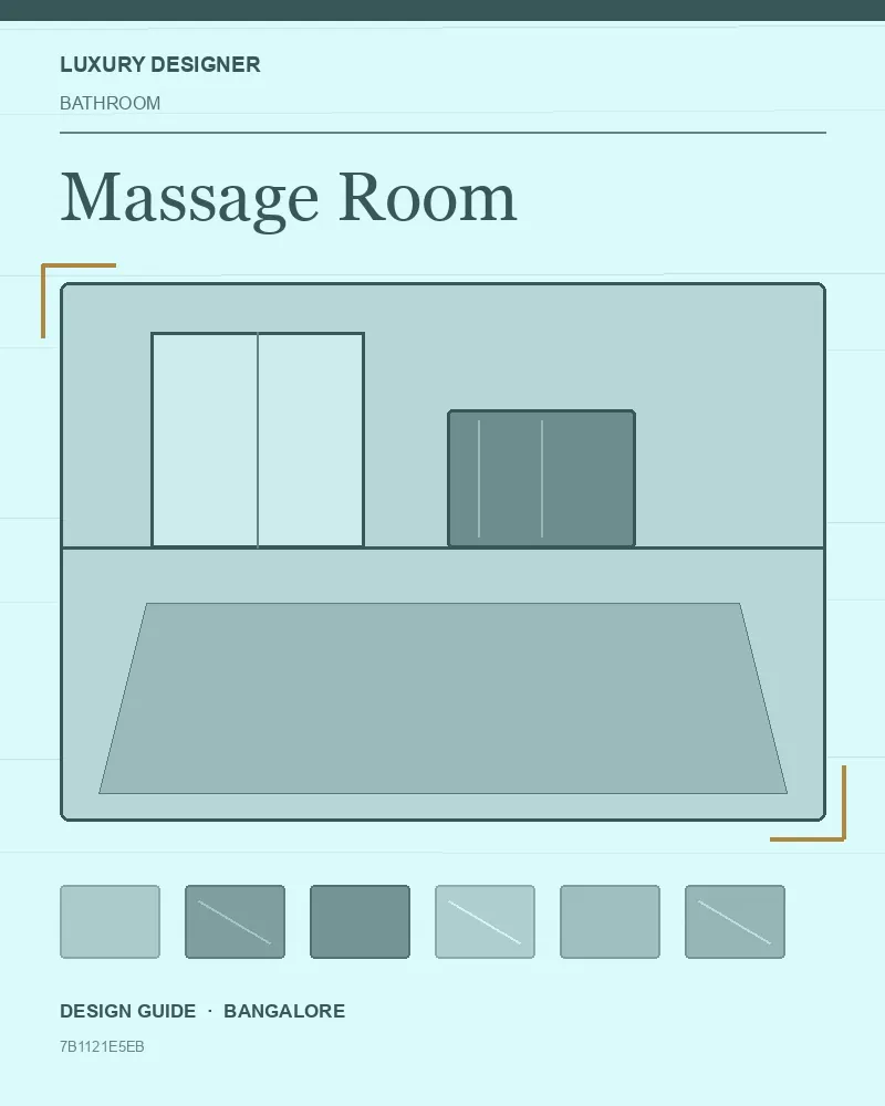 Original editorial cover for Massage Room, an interior design guide for Indian homes