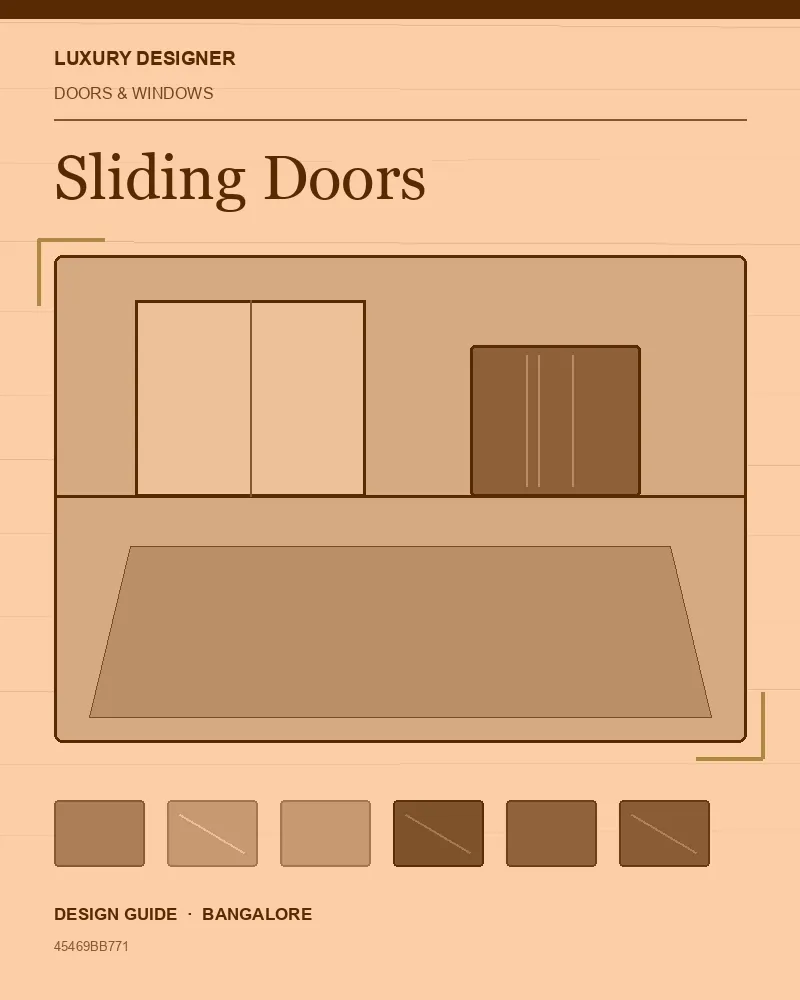 Original editorial cover for Sliding Doors, an interior design guide for Indian homes