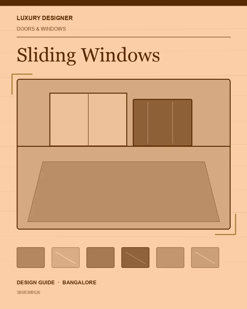 Original editorial cover for Sliding Windows, an interior design guide for Indian homes