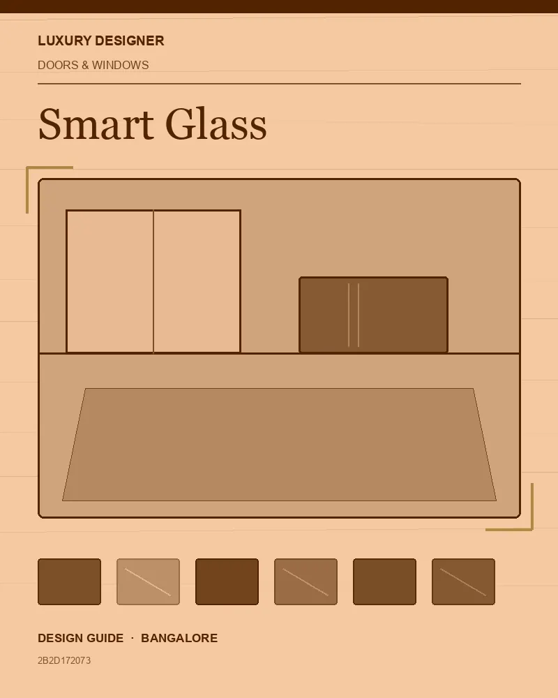 Original editorial cover for Smart Glass, an interior design guide for Indian homes