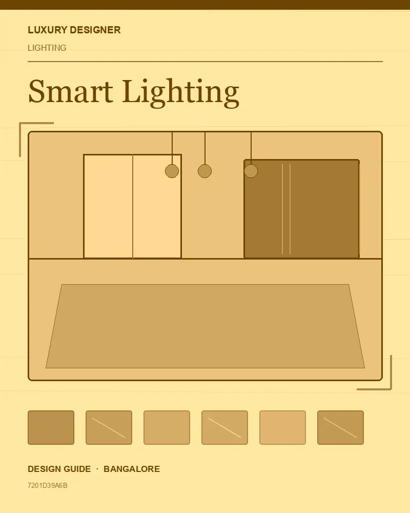 Original editorial cover for Smart Lighting, an interior design guide for Indian homes