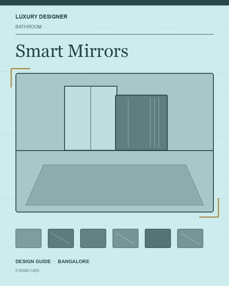Original editorial cover for Smart Mirrors, an interior design guide for Indian homes