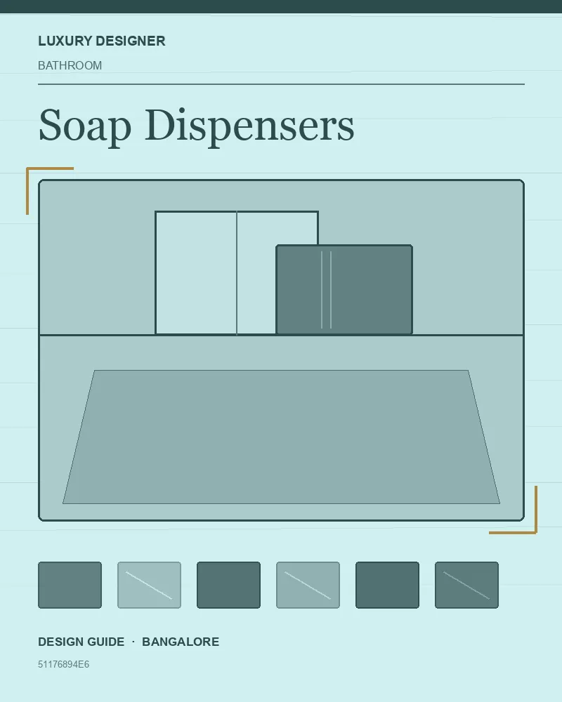 Original editorial cover for Soap Dispensers, an interior design guide for Indian homes