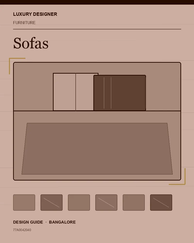 Original editorial cover for Sofas, an interior design guide for Indian homes
