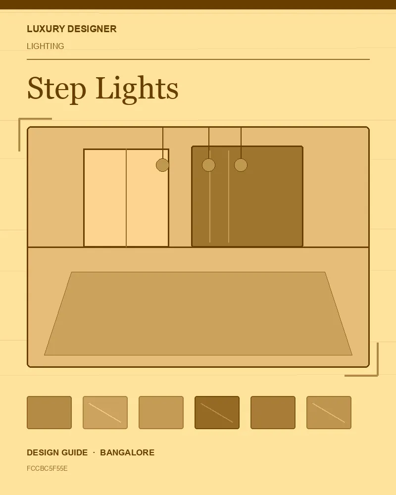 Original editorial cover for Step Lights, an interior design guide for Indian homes
