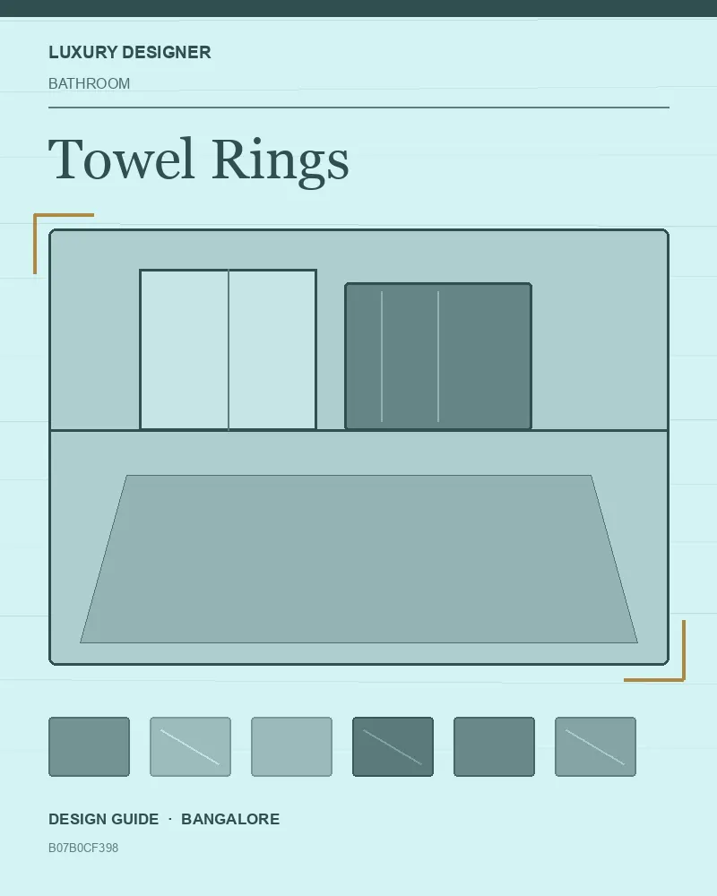 Original editorial cover for Towel Rings, an interior design guide for Indian homes
