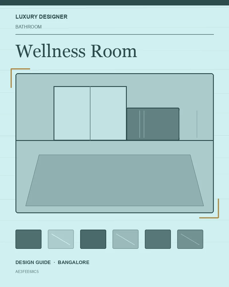 Original editorial cover for Wellness Room, an interior design guide for Indian homes