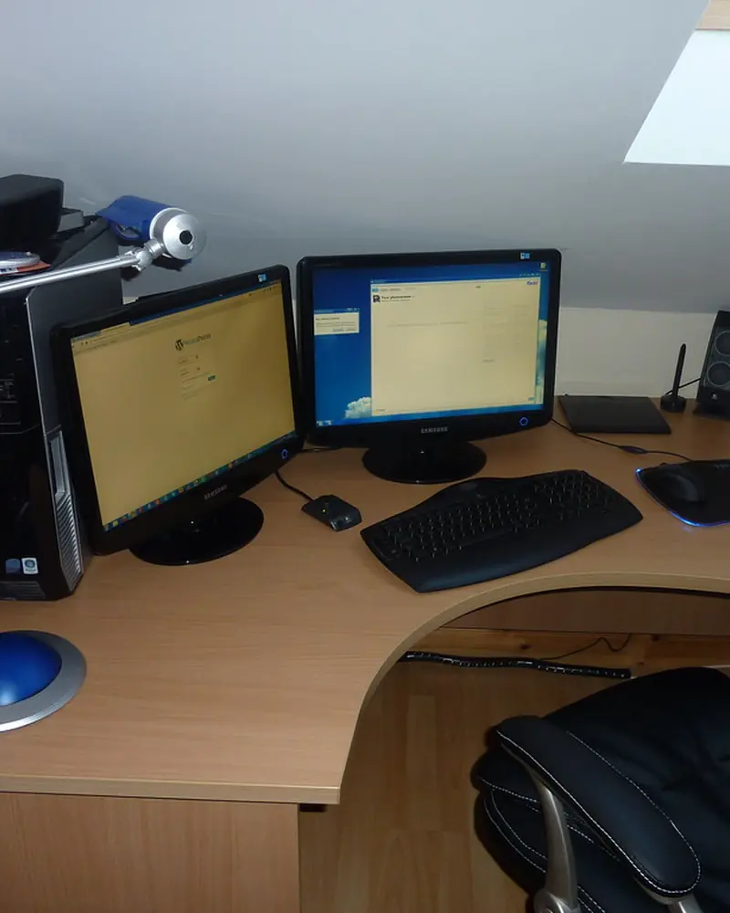 Home Office interior in the Modern Heritage style
