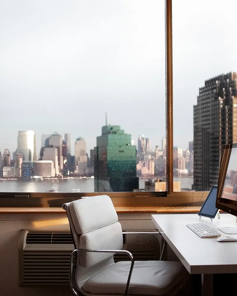 Home Office interior in the Serene Minimal style