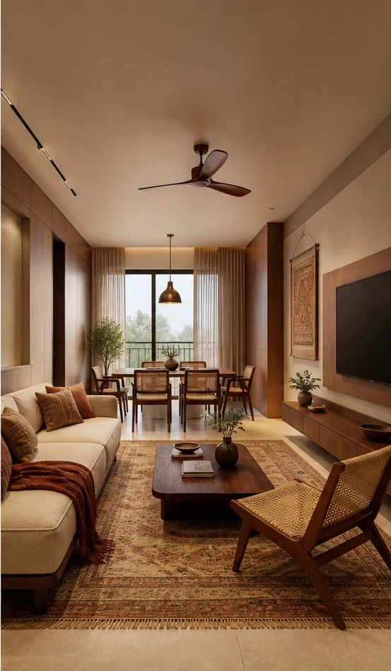 Heritage interior in the Modern Heritage style