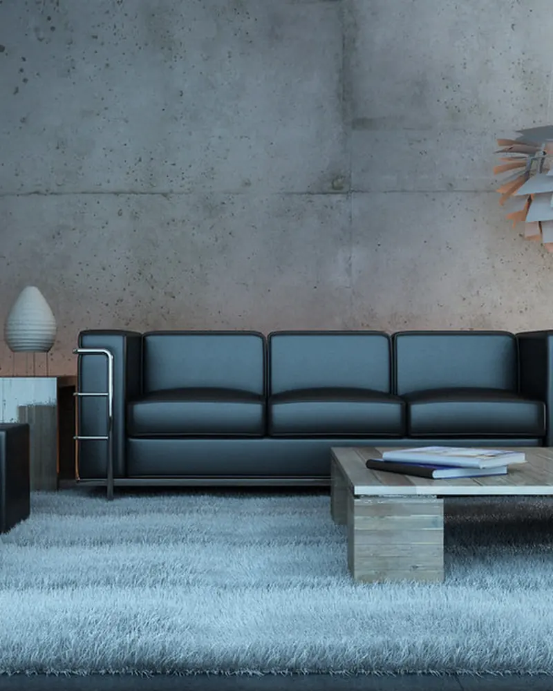 Living Room interior in the Classic Luxe style