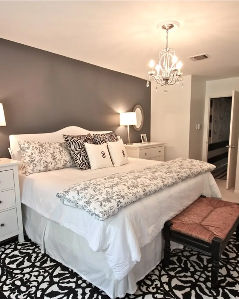 Master Bedroom interior in the Serene Minimal style