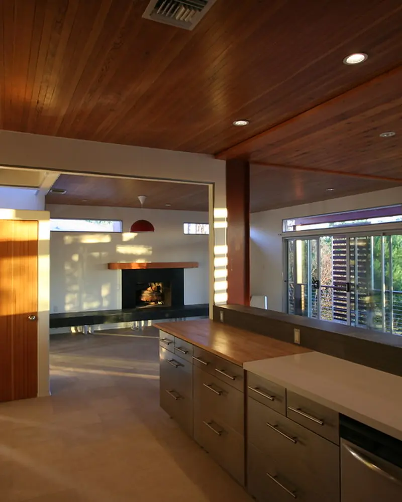 U-Shaped Kitchen Designs interior in the Art Deco Glam style