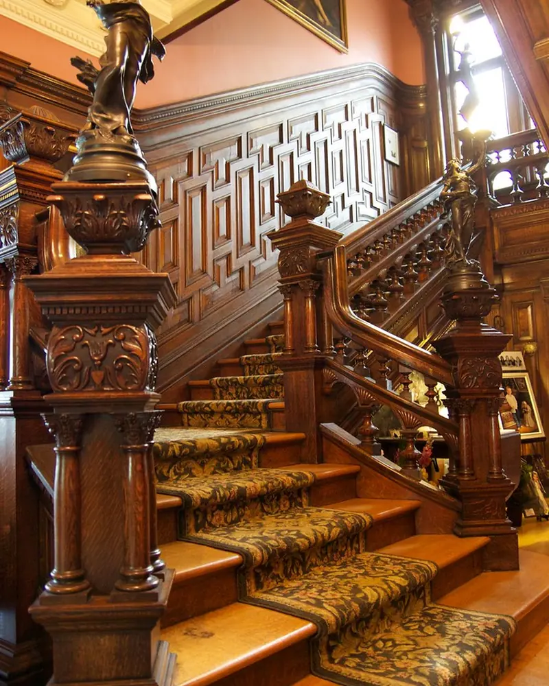 Staircase interior in the Bold Contemporary style