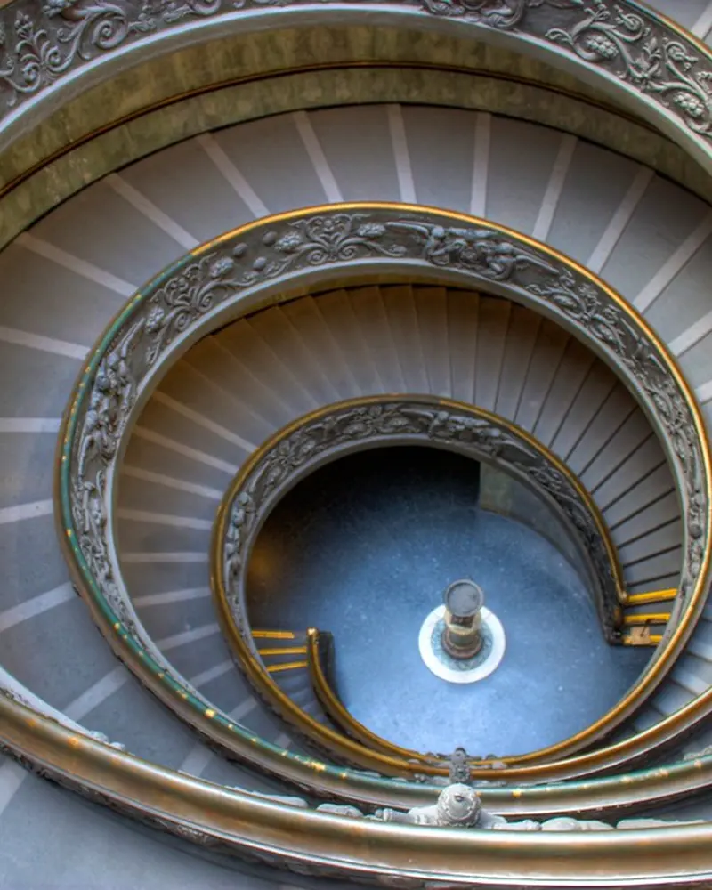 stair interior in the Art Deco Glam style