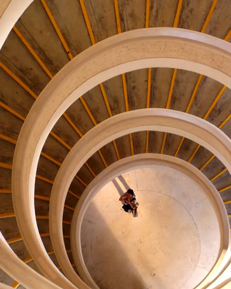 Staircase interior in the Modern Heritage style