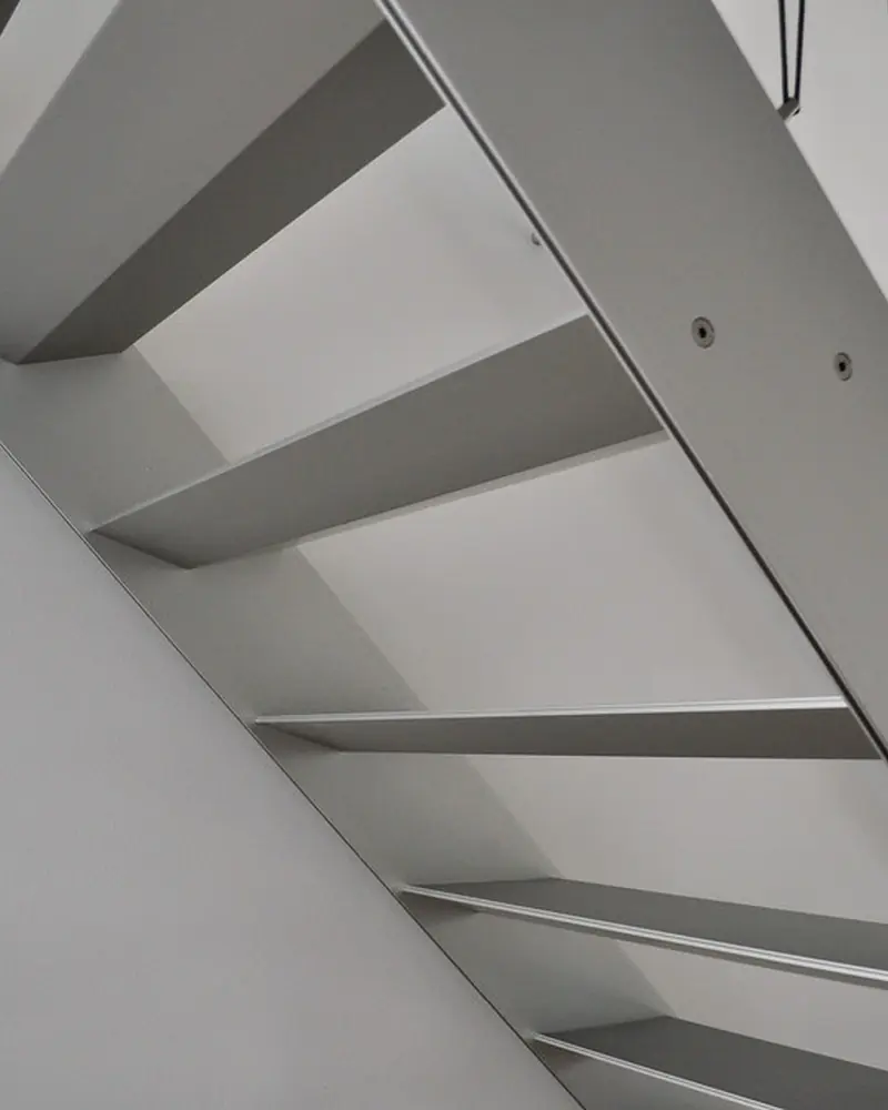 Staircase interior in the Serene Minimal style