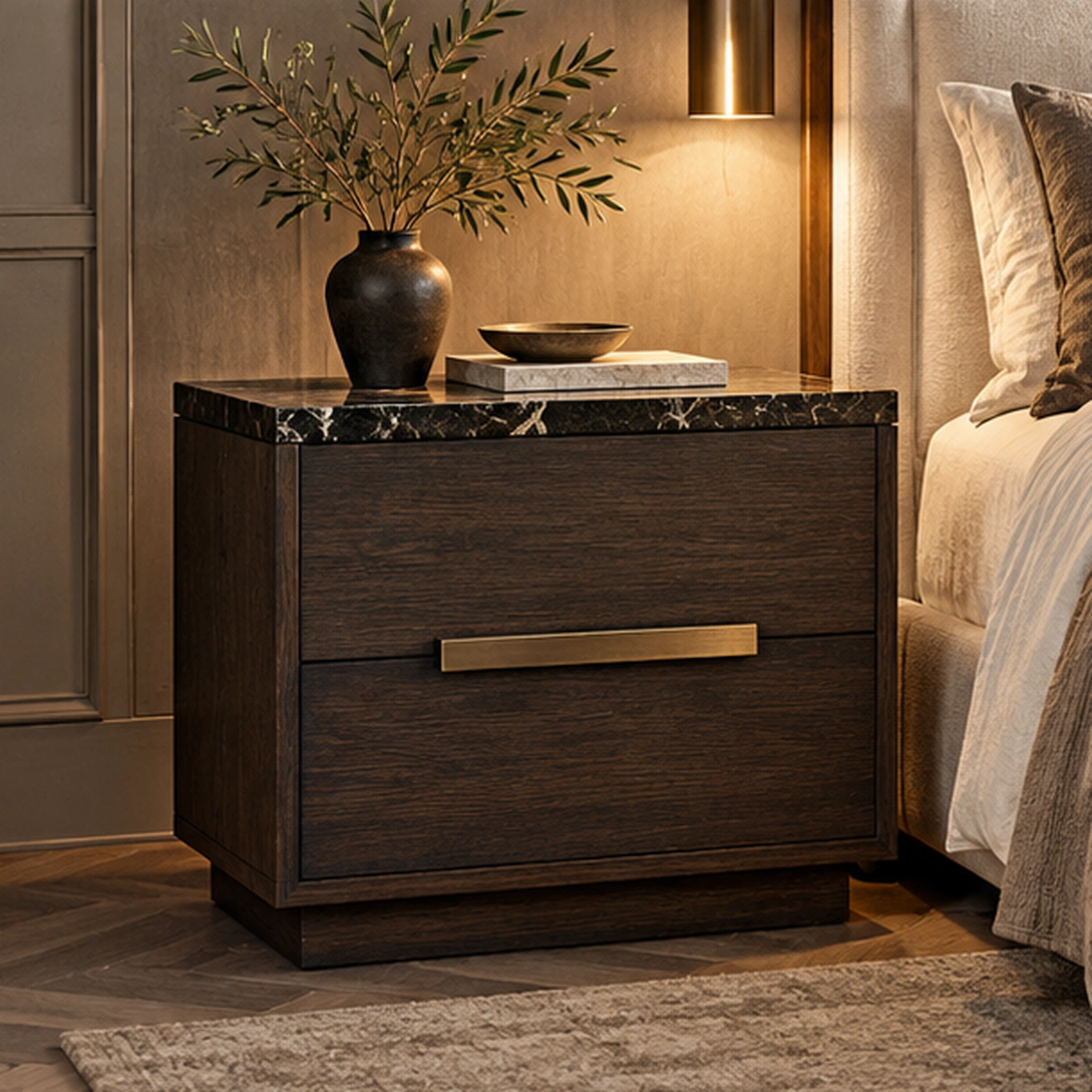 Bedside Tables interior in the Bold Contemporary style