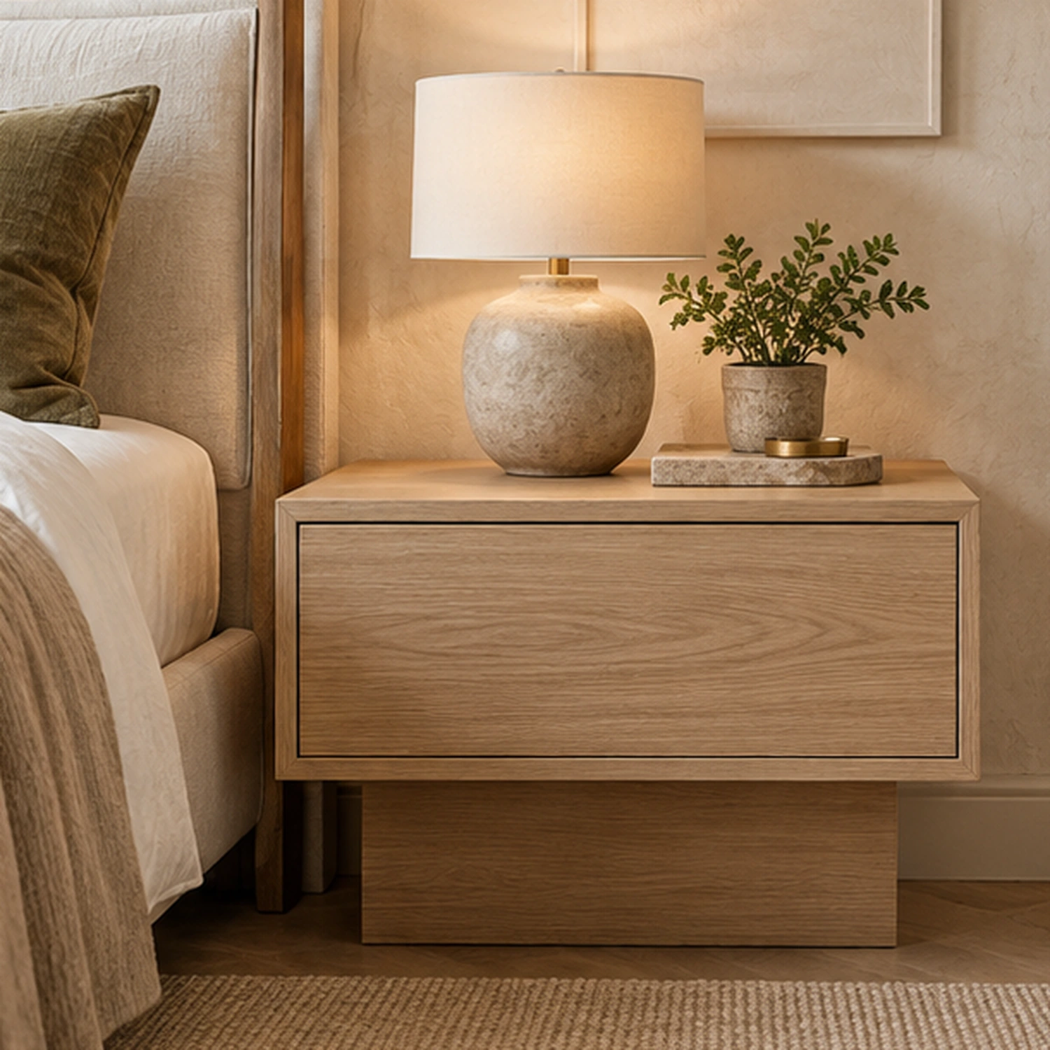 Bedside Tables interior in the Serene Minimal style