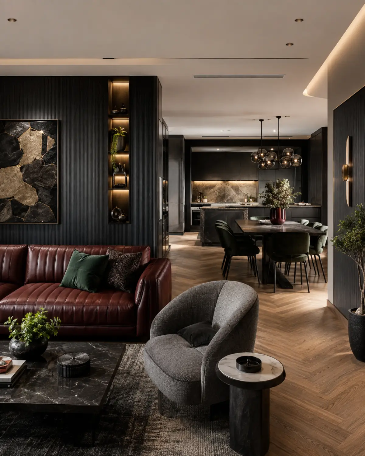 Layered luxury home interior with custom furniture and warm finishes for JP Nagar Bangalore homes