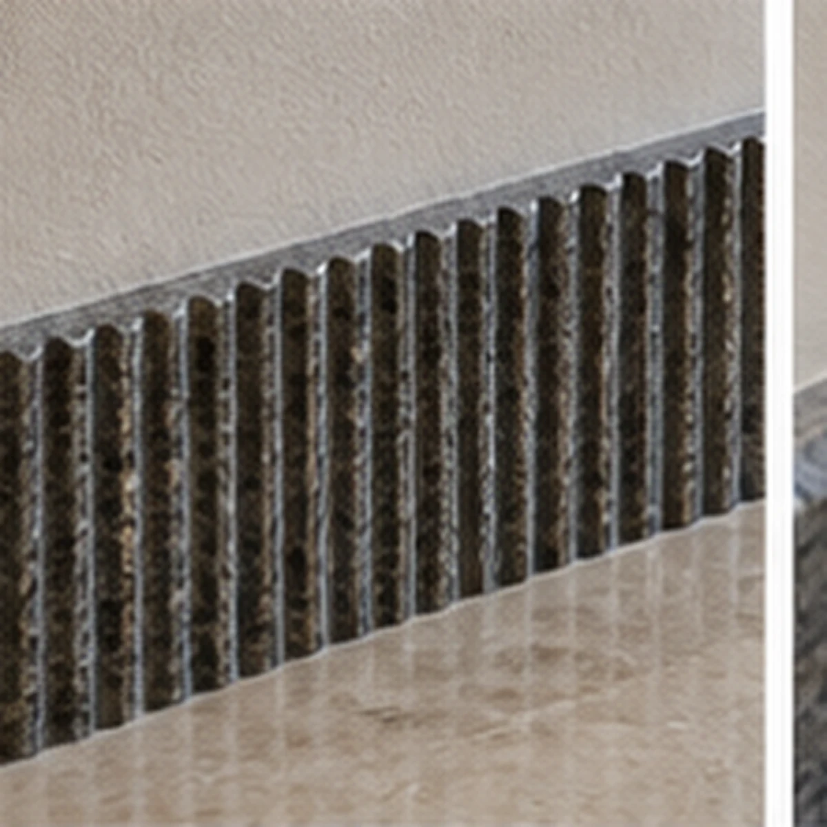 Fluted Granite Skirting detail