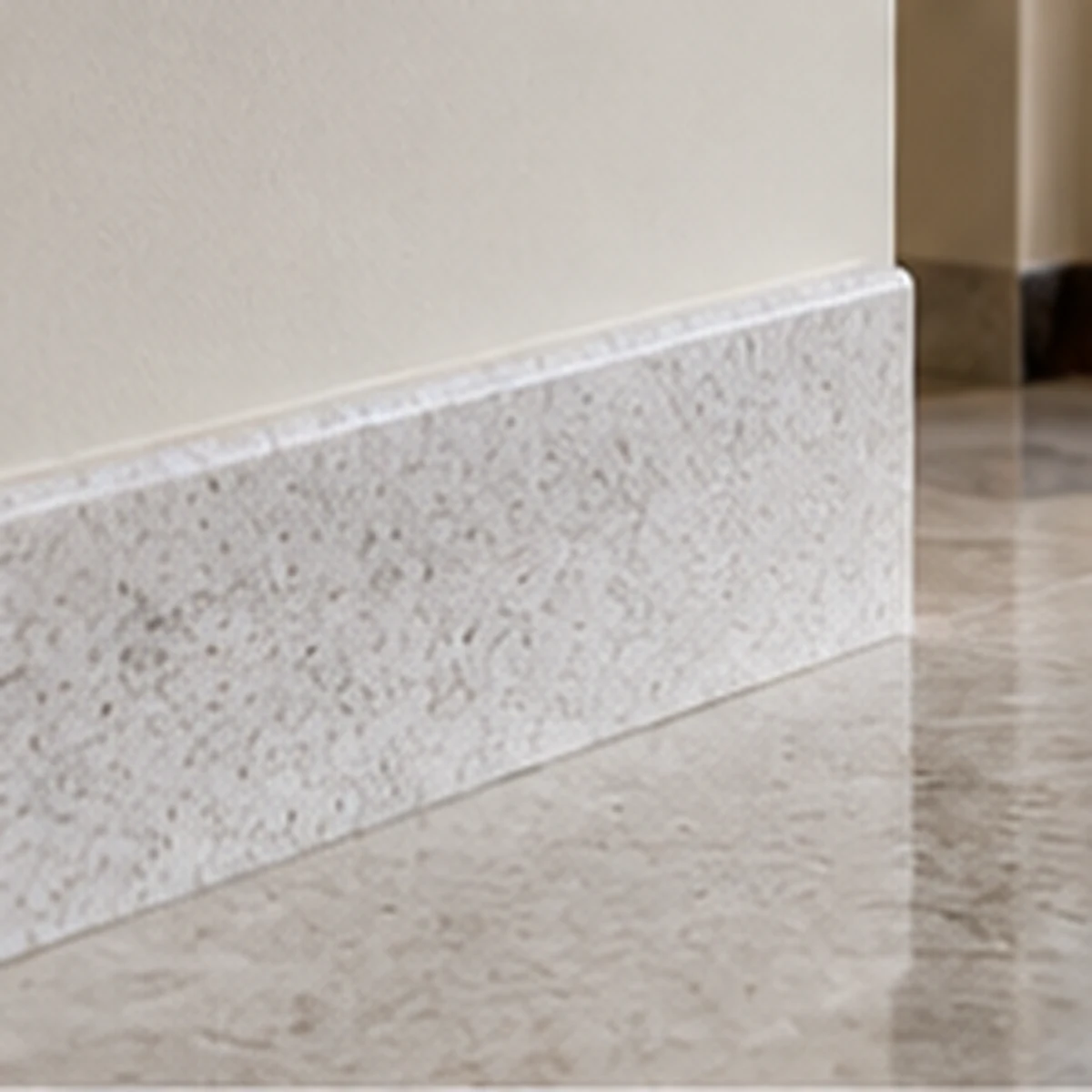 Pearl White Granite Skirting detail