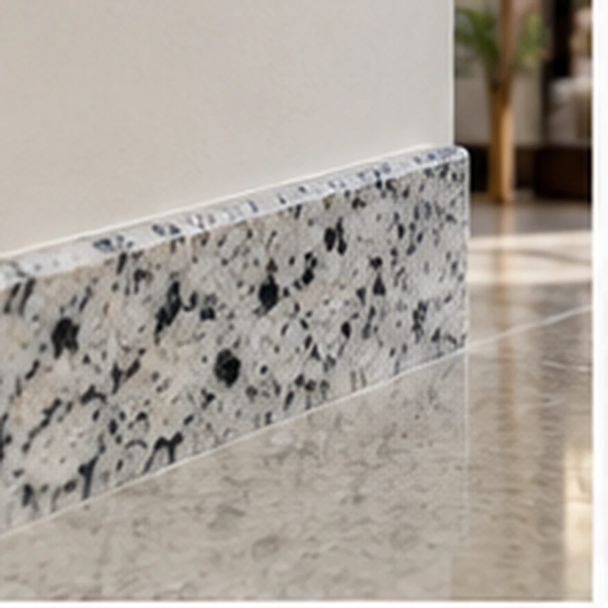 Viscon White Granite Skirting detail