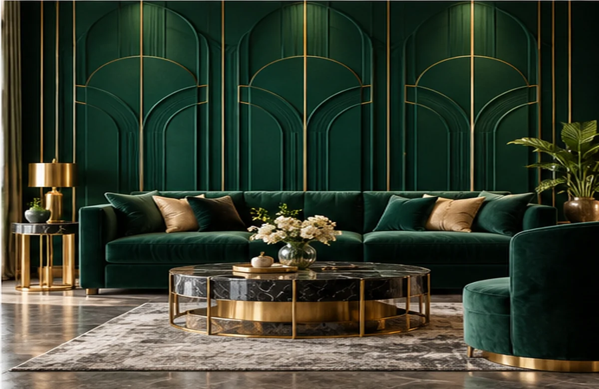 Photorealistic generated Deco personality image for 3D Wall Panel