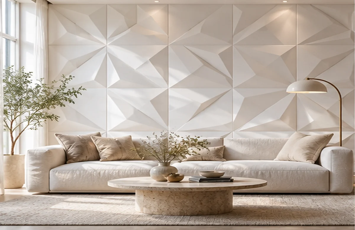 Photorealistic generated Minimal personality image for 3D Wall Panel