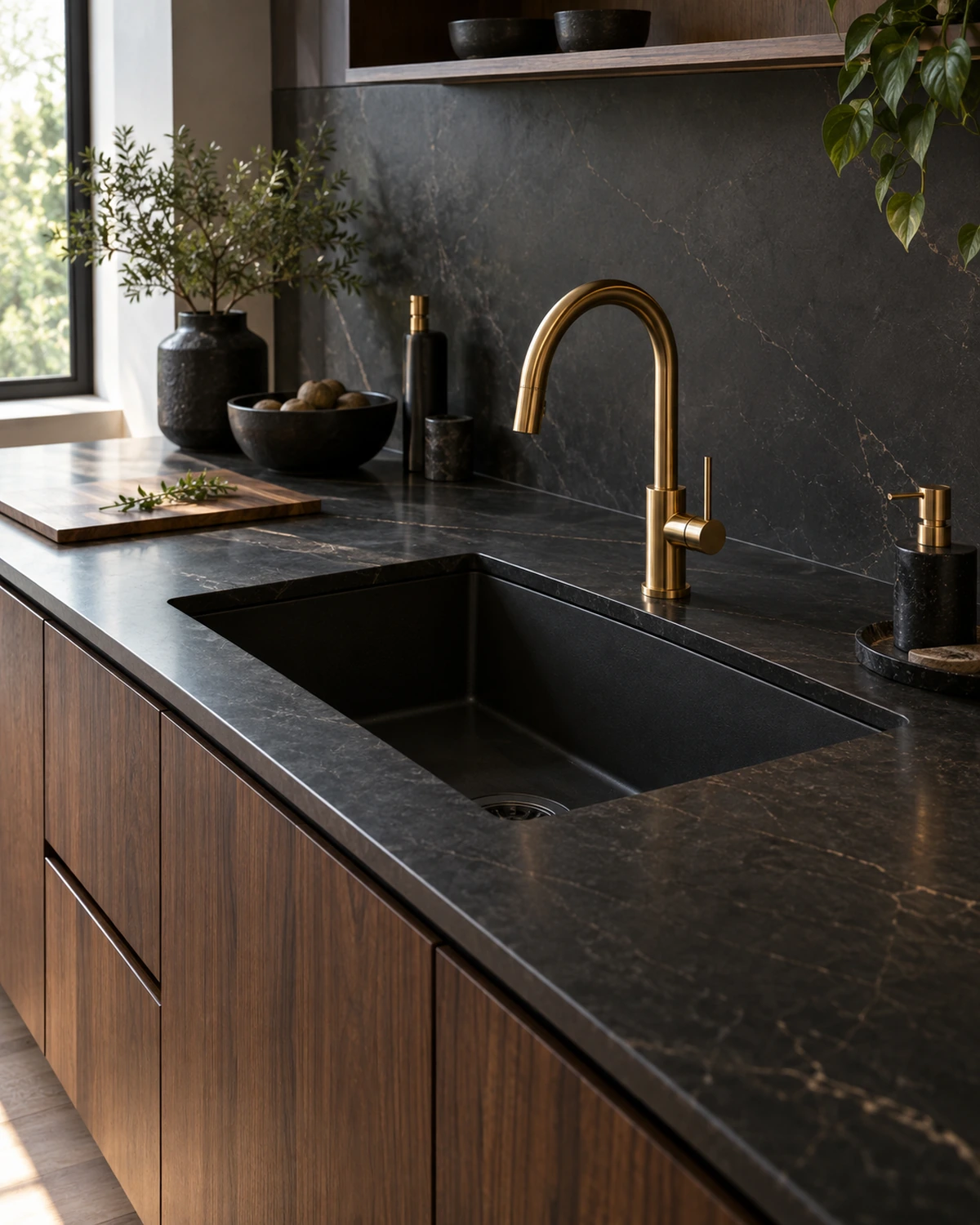Kitchen Sink interior in the Bold Contemporary style